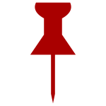Red pin icon