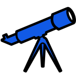 Telescope   blue