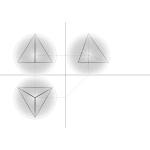 tetrahedron sphere outside -- Tetraeder Umkugel