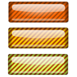 Three stripped colored rectangles vector illustration