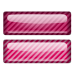 Two stripped pink squares vector drawing