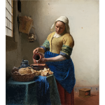 The Milkmaid By Johannes Vermeer