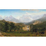 The Rocky Mountains Landers Peak By Albert Bierstadt