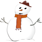 Snowman graphics vector
