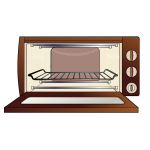 Microwave oven vector