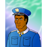 Police officer comics
