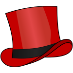 Top hat Red