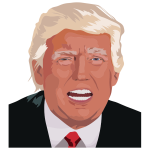 Trump Portrait 2 By Heblo