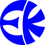 Blue arty icon