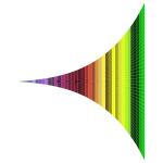 Vanishing Point Spectrum Wall Mosaic