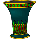 Colorful vase