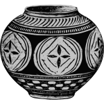 Gray vase image