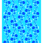 Vertical Floral Pattern