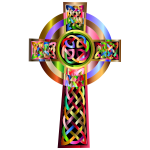 Vibrant Celtic Cross