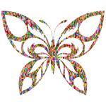 Tribal Butterfly Silhouette (#3)
