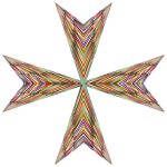 Vibrant Maltese Cross