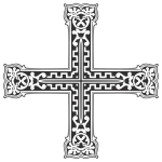 Crucifix with ornaments