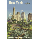 Old travel poster