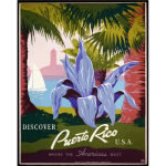 Puerto Rico travel poster
