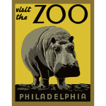 Philadelphia's zoo poster