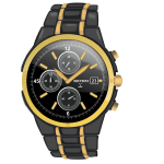 Vector illustration of arm watch with chronograph