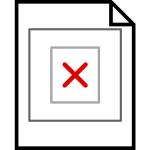 Vector illustration of image did not load icon