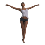 Woman With Outstretched Arms