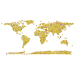 World Map Smileys