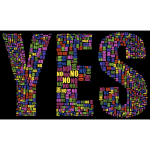 Yes And No Typography