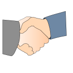 Handshake vector clip art