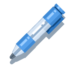 Blue Ballpoint Pen