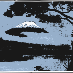 Abstract Mt Fuji