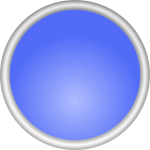 Color shiny button vector image