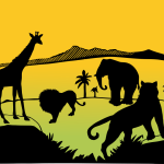 African Safari Scene