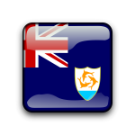 Anguilla vector flag button