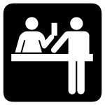 Aiga ticket purchase pictogram