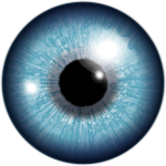 Blue pupil image