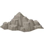 alpine landscape cone top rock 01b al1