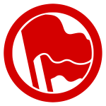 Red antifascist clip art