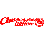 Antifascist movement logo in Germany vector illustration