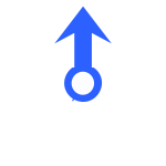 arrow direction blue 48