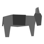 Gray donkey