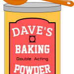 Baking powder vector image