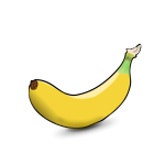 Banana fruit clip art graphics