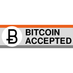 Bitcoin accepted banner