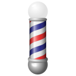 Barber's pole vector graphics