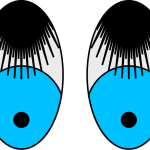 Bashful Eyes—Black Lashes