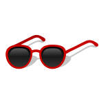 Sunglasses vector image