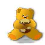 Bear with honey