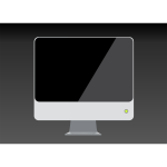 Small Computer Monitor Vector Clip Art Free SVG